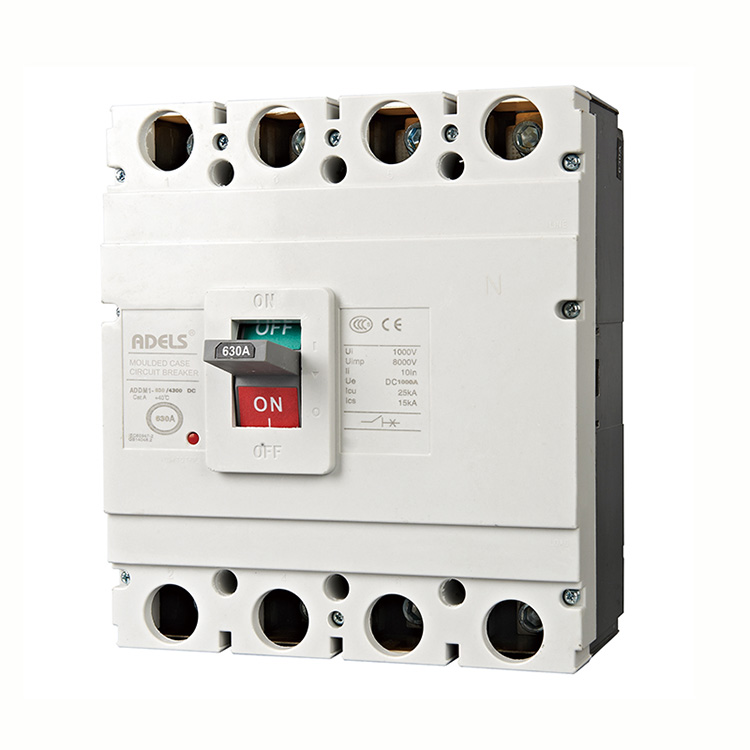 630a 1000v Pv Dc మోల్డ్ కేస్ సర్క్యూట్ బ్రేకర్ వరకు రేట్ చేయబడిన కరెంట్